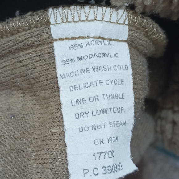 Marker Women's Tan Teddy Vest Fully Zipper Size XXLarge - Picture 4 of 12